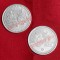 Auspicious Lakshmi Ganesh Om German Silver Coin for Puja & Gifting