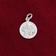 Ambe Mata Round Pendant in Pure Silver / Pure Sterling Silver A for Men and Women