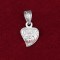 Sai Baba Leaf Shape Locket / Pendant in Pure Silver