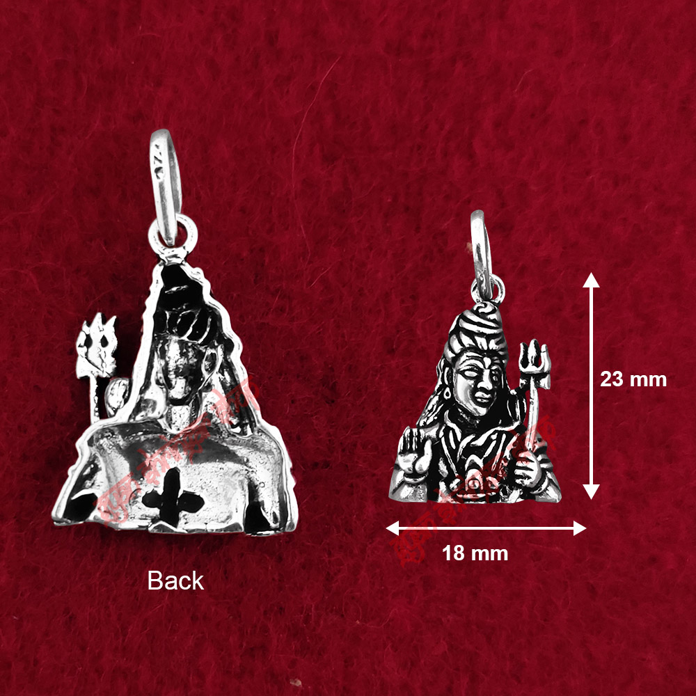 meta description for Bhagawan Shankar Small Pendant in Sterling Silver