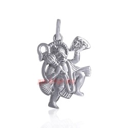 Sankat Mochan Veer Hanuman Pendant in 925 Sterling Silver