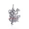 Sankat Mochan Veer Hanuman Pendant in 925 Sterling Silver