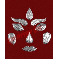 Lakshmi Devi Face Decoration Set – Small Size