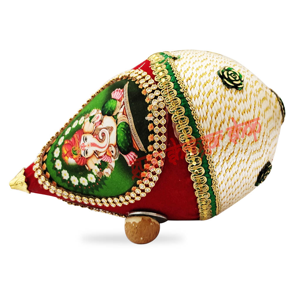 Ganesha Wedding Coconut with Betel Nut for Vivah Gift Ganesha Wedding Coconut with Betel Nut for Vivah Gift
