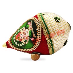 Ganesha Wedding Coconut with Betel Nut for Vivah Gift